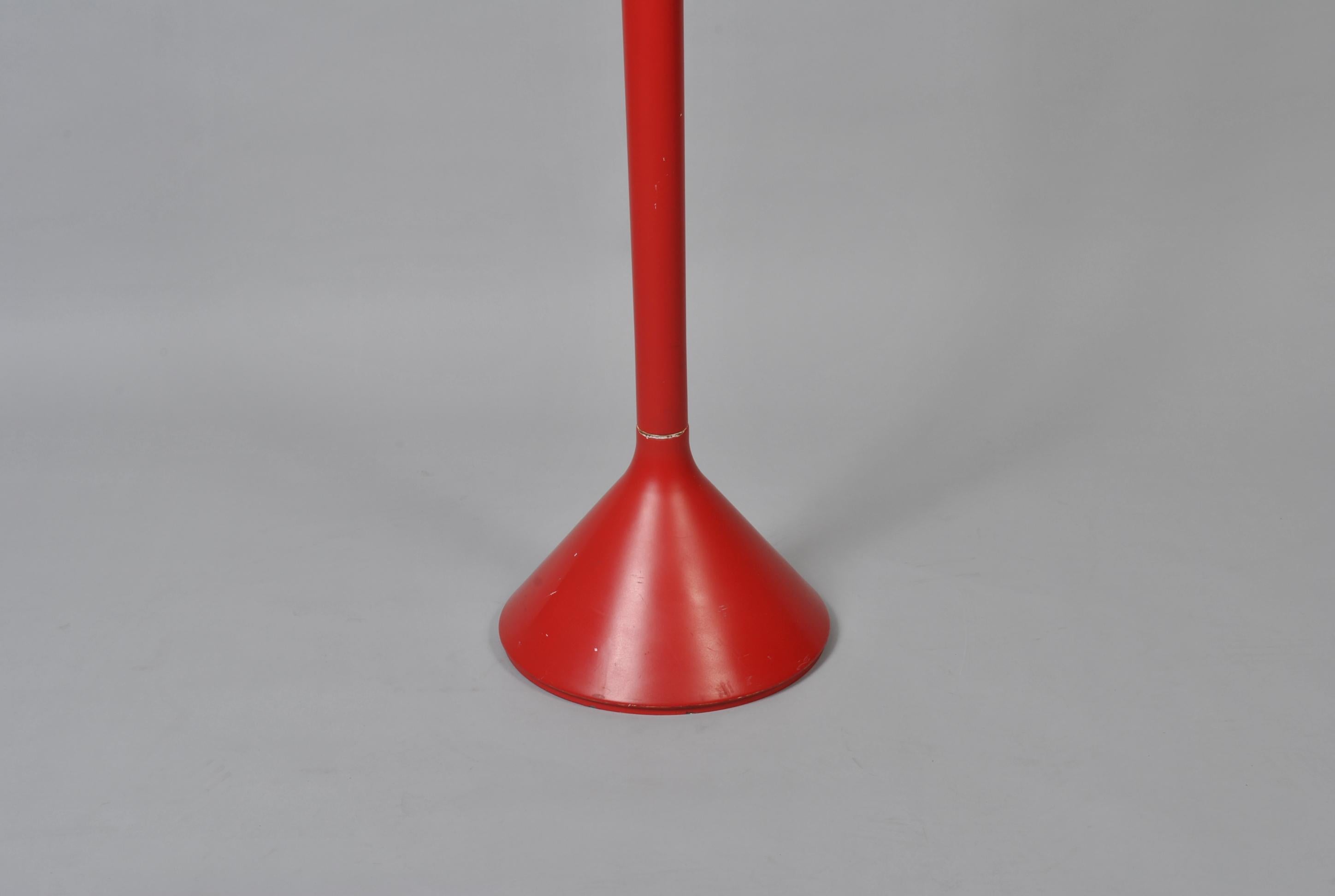 Steel Italian Modernist Floor Lamp, 1970s For Sale