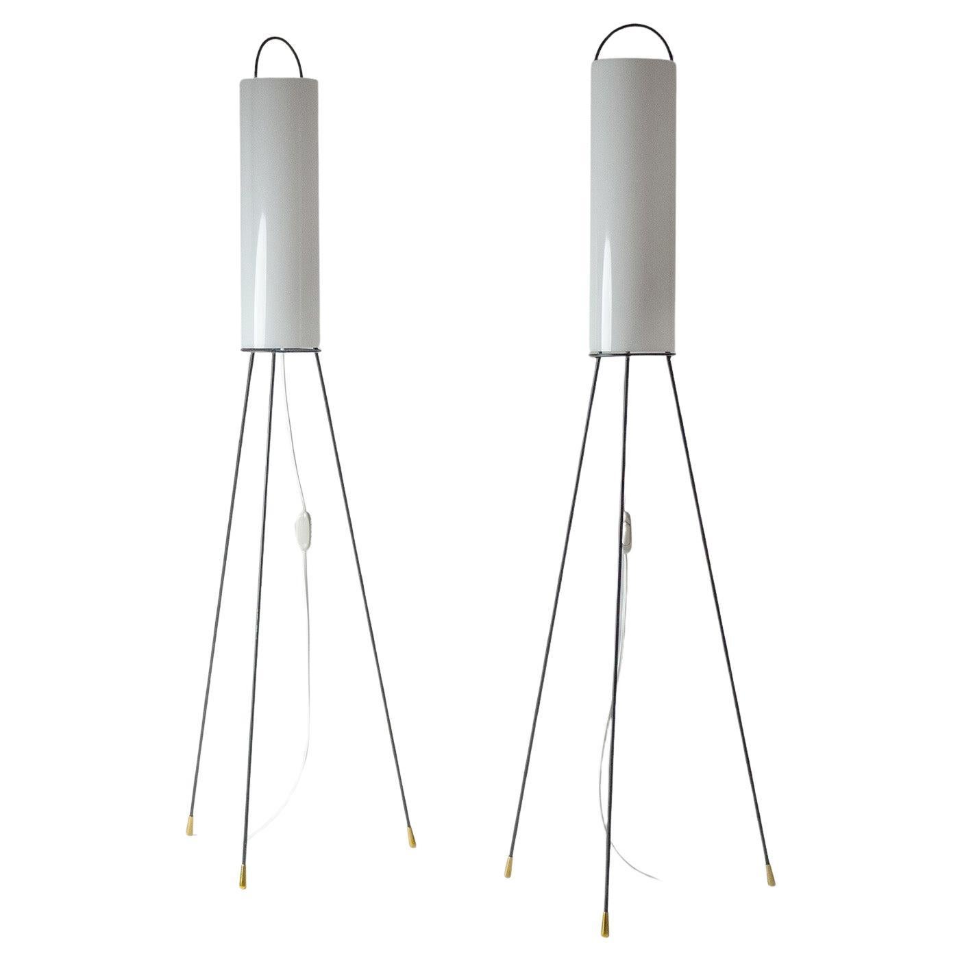 Italian Modernist Floor Lamps, circa 1960