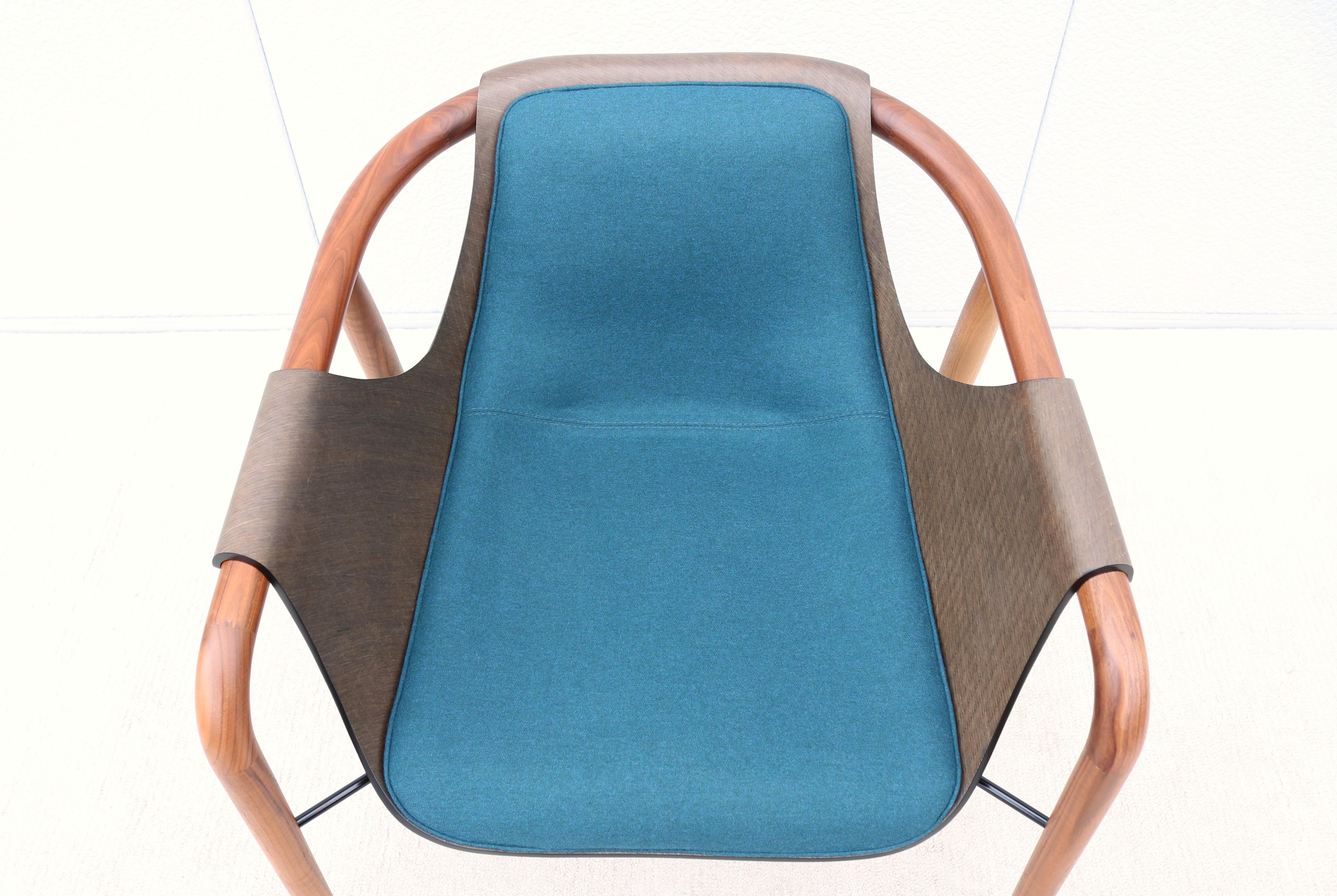 Italian Modernist Jean Philippe Nuel for Saintluc & Amura Hamac Lounge Armchair For Sale 11