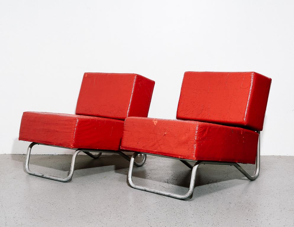 Mid-Century Modern Italian Modernist Lounge Chairs