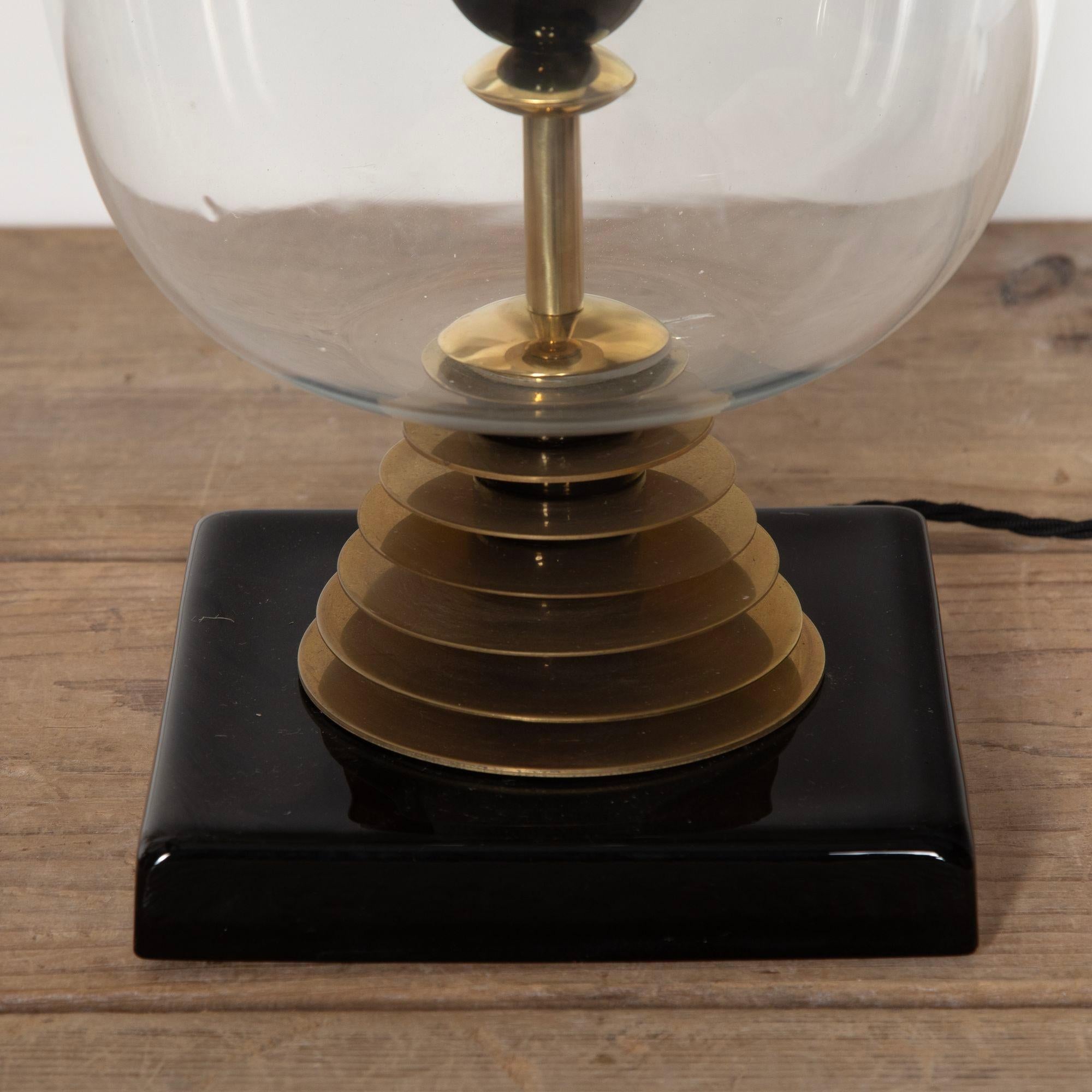 Contemporary Italian Modernist Murano Glass Table Lamps