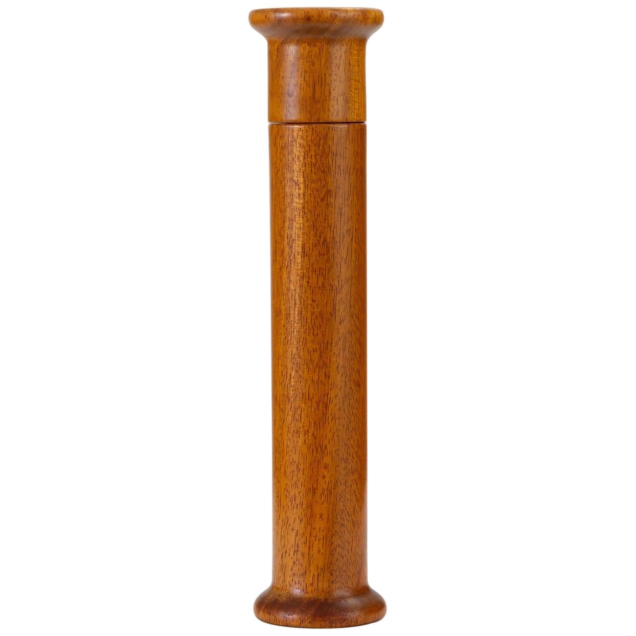 Italian Modernist Oak Pepper Mill