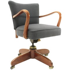 Italian Modernist Office Chair, 1940s
