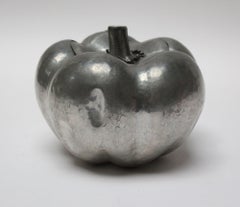 Italian Modernist Pewter "Pumpkin" Ice Bucket