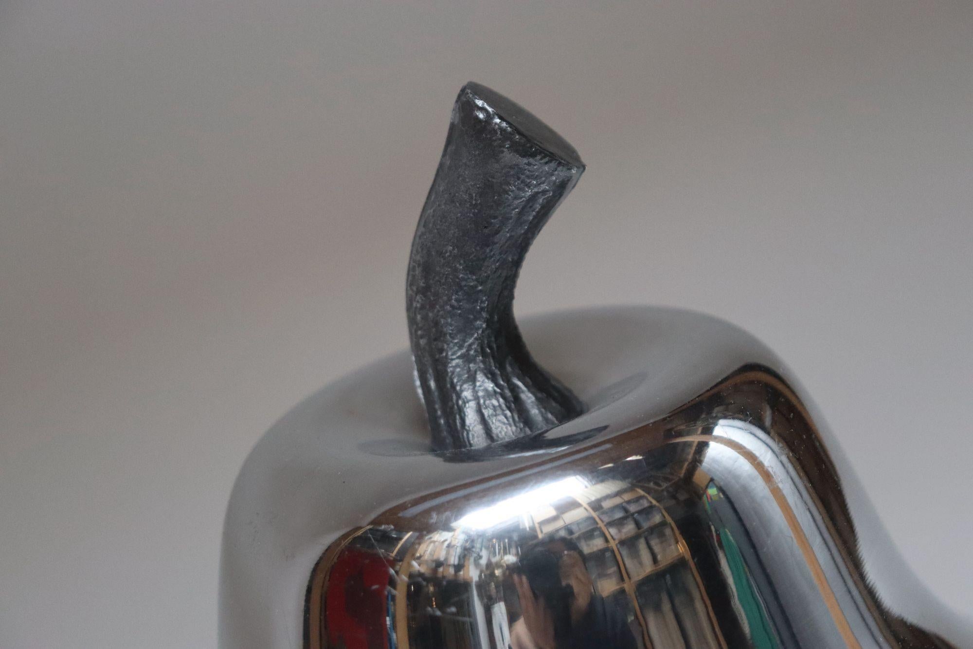 Italian Modernist Polished Aluminum 
