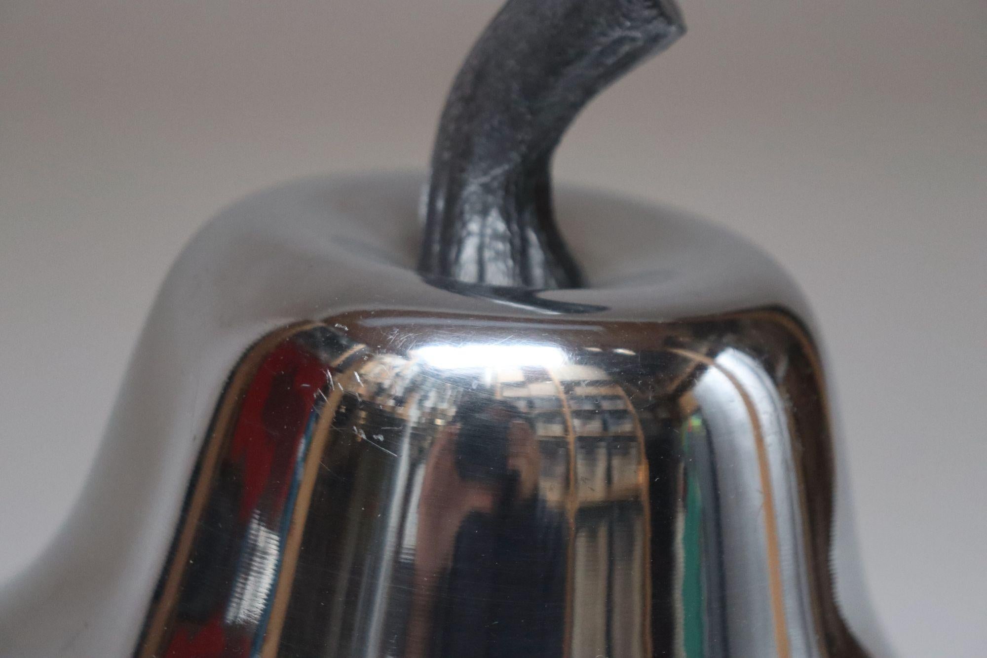 Italian Modernist Polished Aluminum 