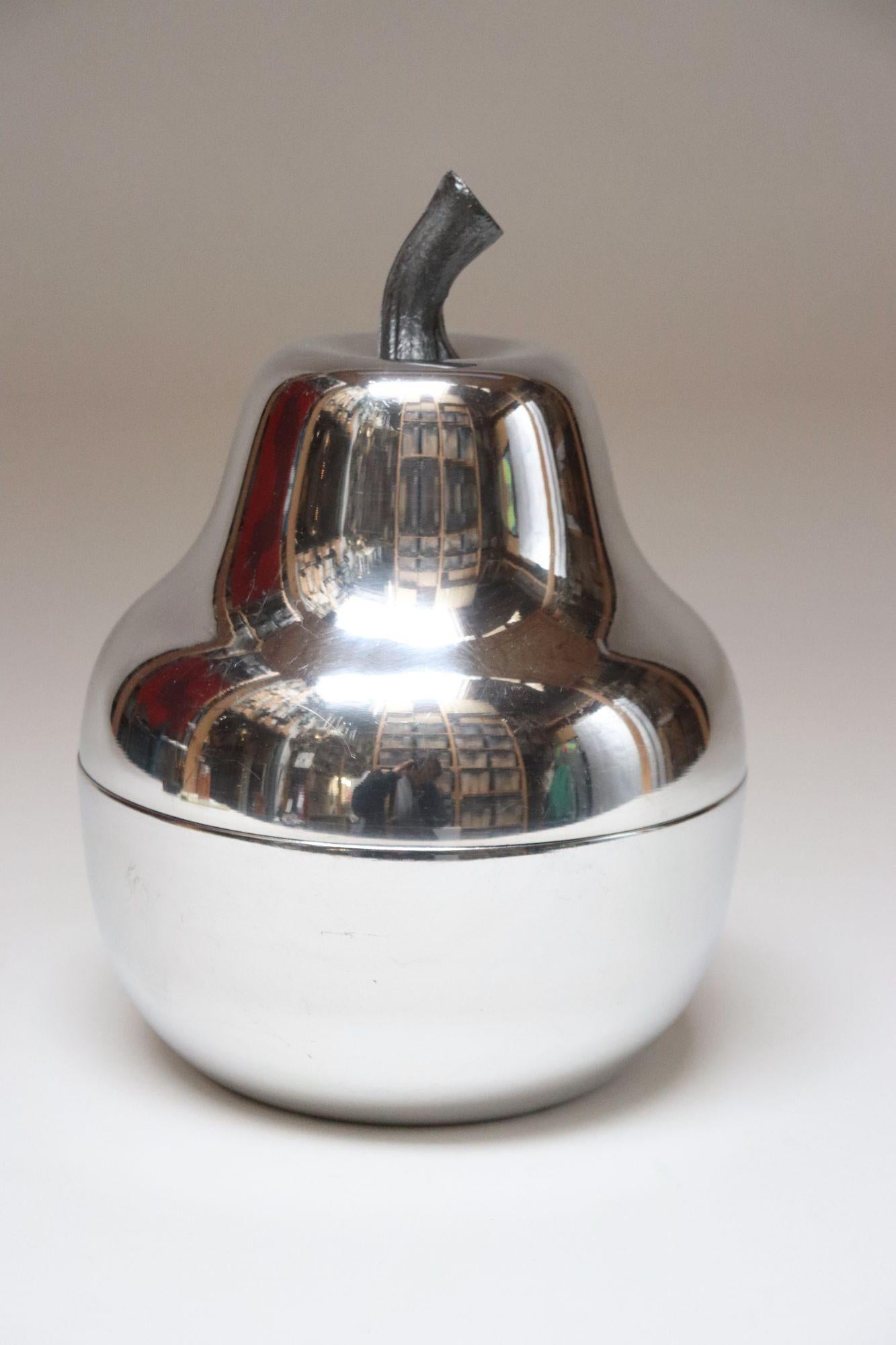 Mid-Century Modern Italian Modernist Polished Aluminum 