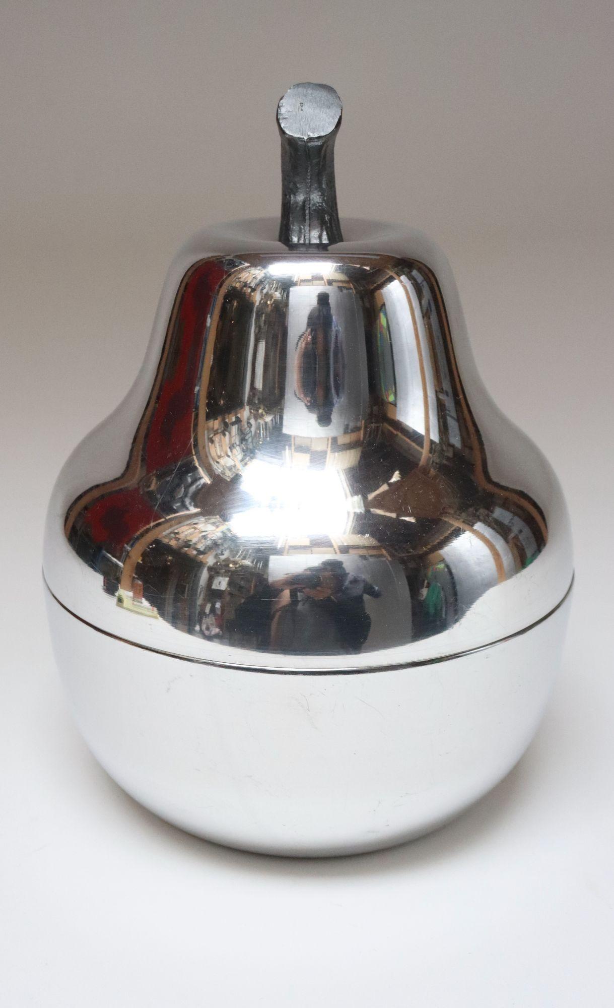 Italian Modernist Polished Aluminum 