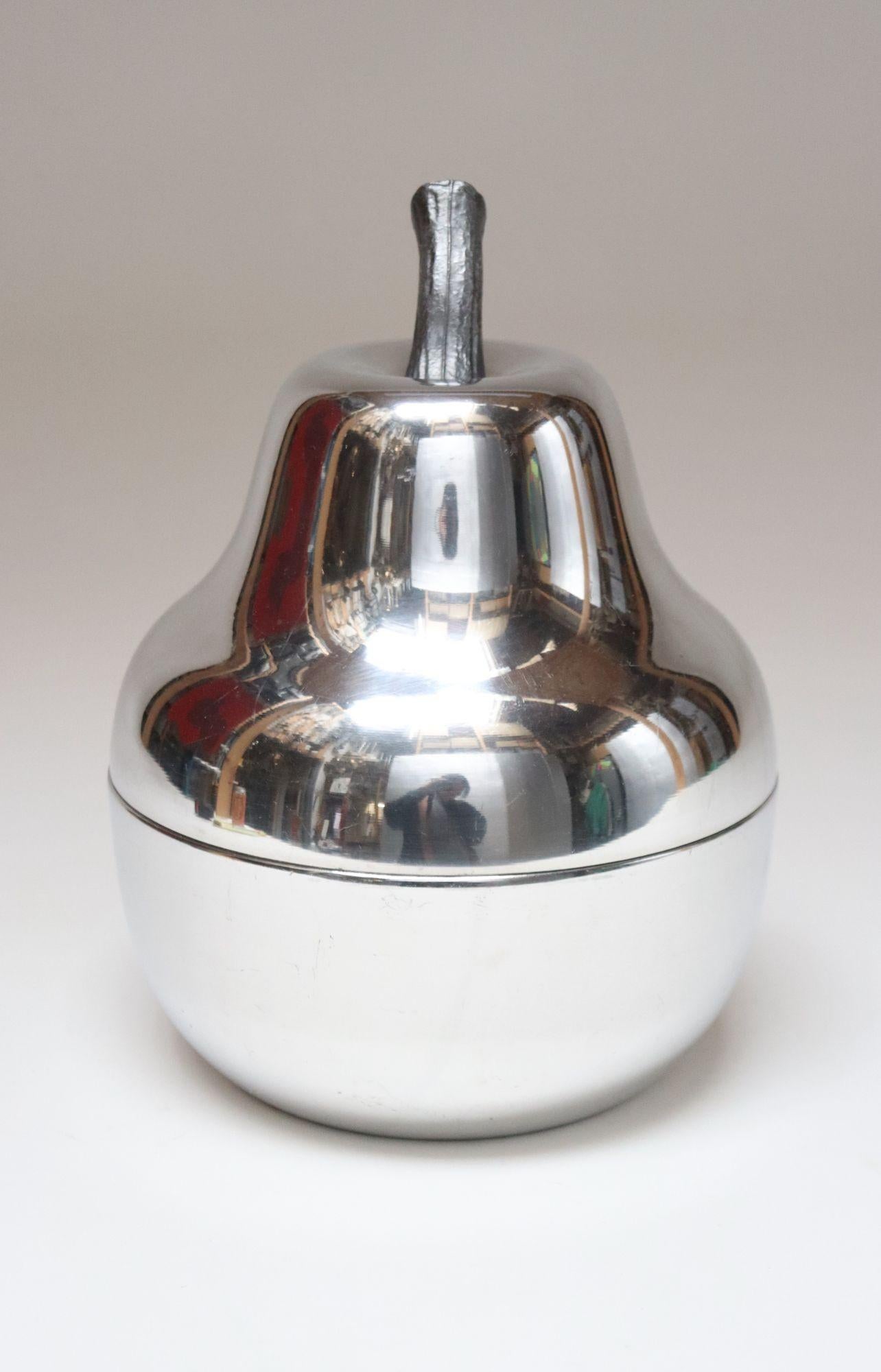 Italian Modernist Polished Aluminum 