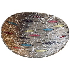 Italian Modernist Pottey Bowl by Fratelli Fanciullacci for Bitossi