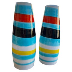 Italian Modernist Raymor Pair of Unwired Pendant Lamps 1950s