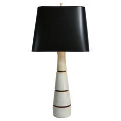 Italian Modernist SG Alabaster Table Lamp