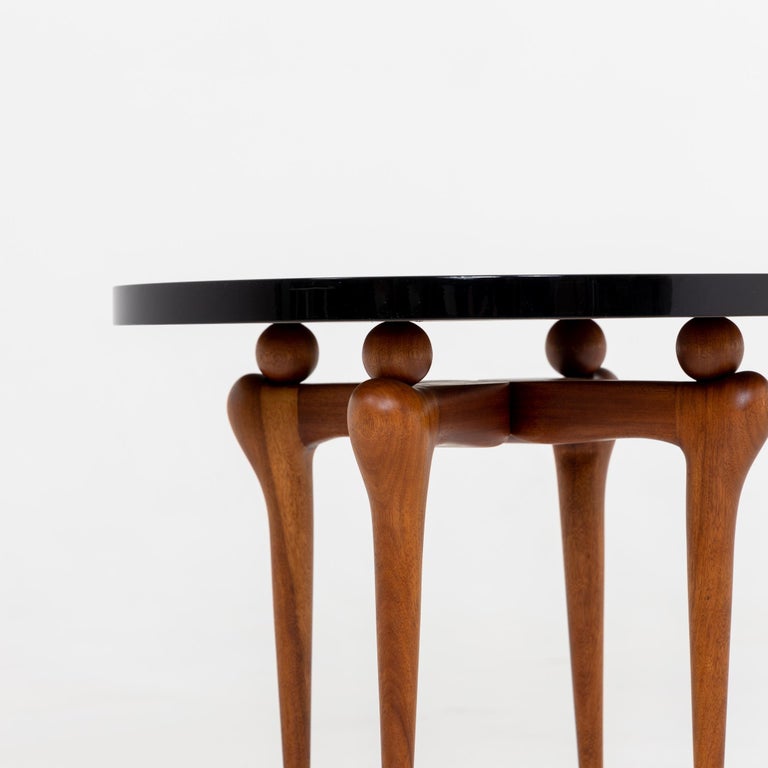 Italian Modernist Small Round Side Table For Sale at 1stDibs