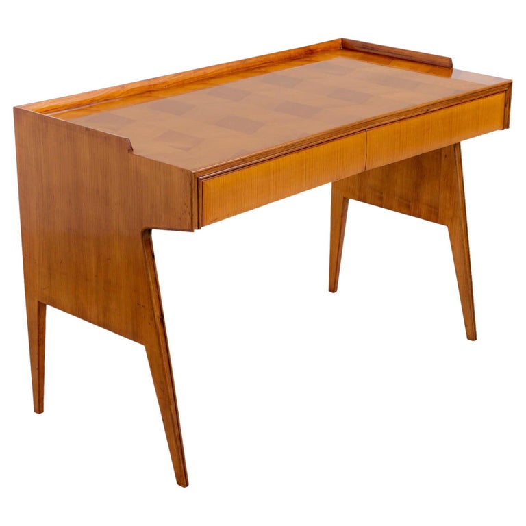 Italian Modernist Small Writing Desk For Sale at 1stDibs