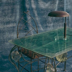 Italian Modernist Table Lamp Attributed to Pietro Chiesa for Fontana Arte, 1940s
