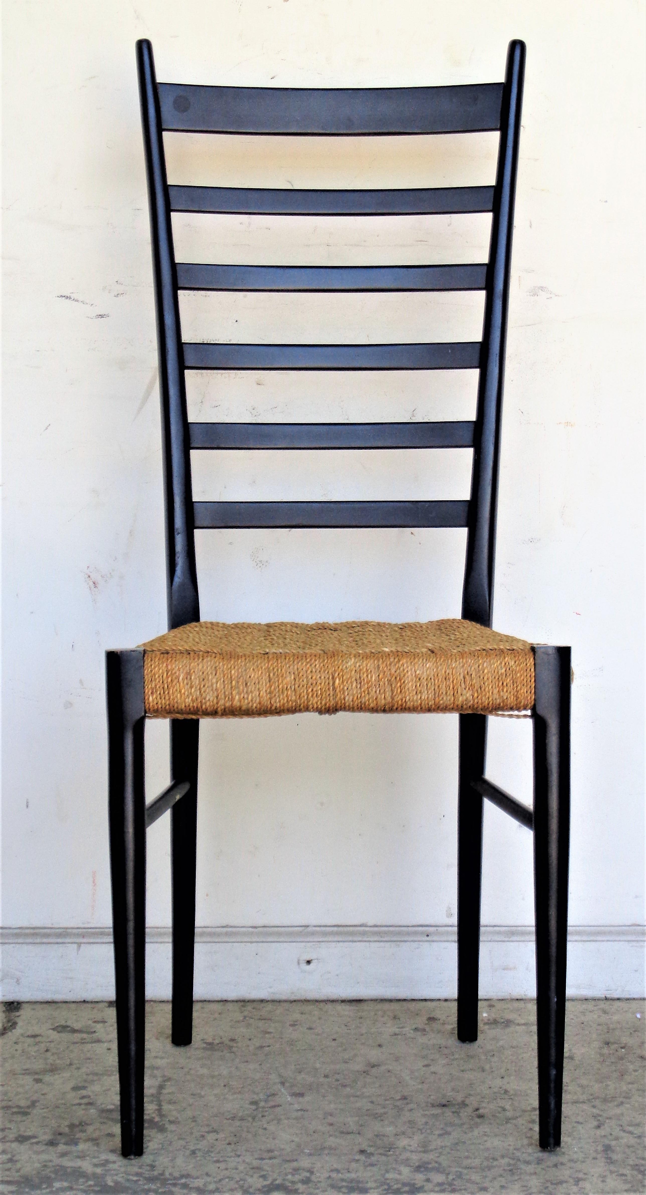 gio ponti ladder back chair