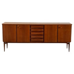 Vintage Italian Modernist Teak Sideboard Attributed to Vittorio Dassi, 1960's