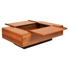 Modernistischer italienischer Torcello-Bartisch von Afra & Tobia Scarpa für Stildomus, 1970