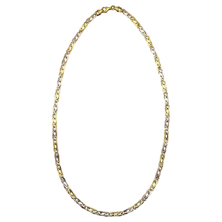 Louis Vuitton Two-Tone Logomania Sautoir Long Necklace at 1stDibs