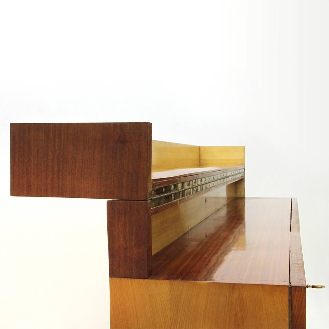 Italian Modernist Wooden Sideboard, 1940s 1