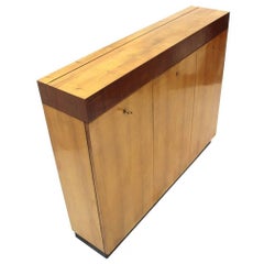 Italian Modernist Wooden Sideboard, 1940s