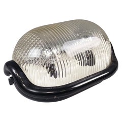 Italian modernT Black aluminum table lamp Noce by Castiglioni for Flos, 1970s