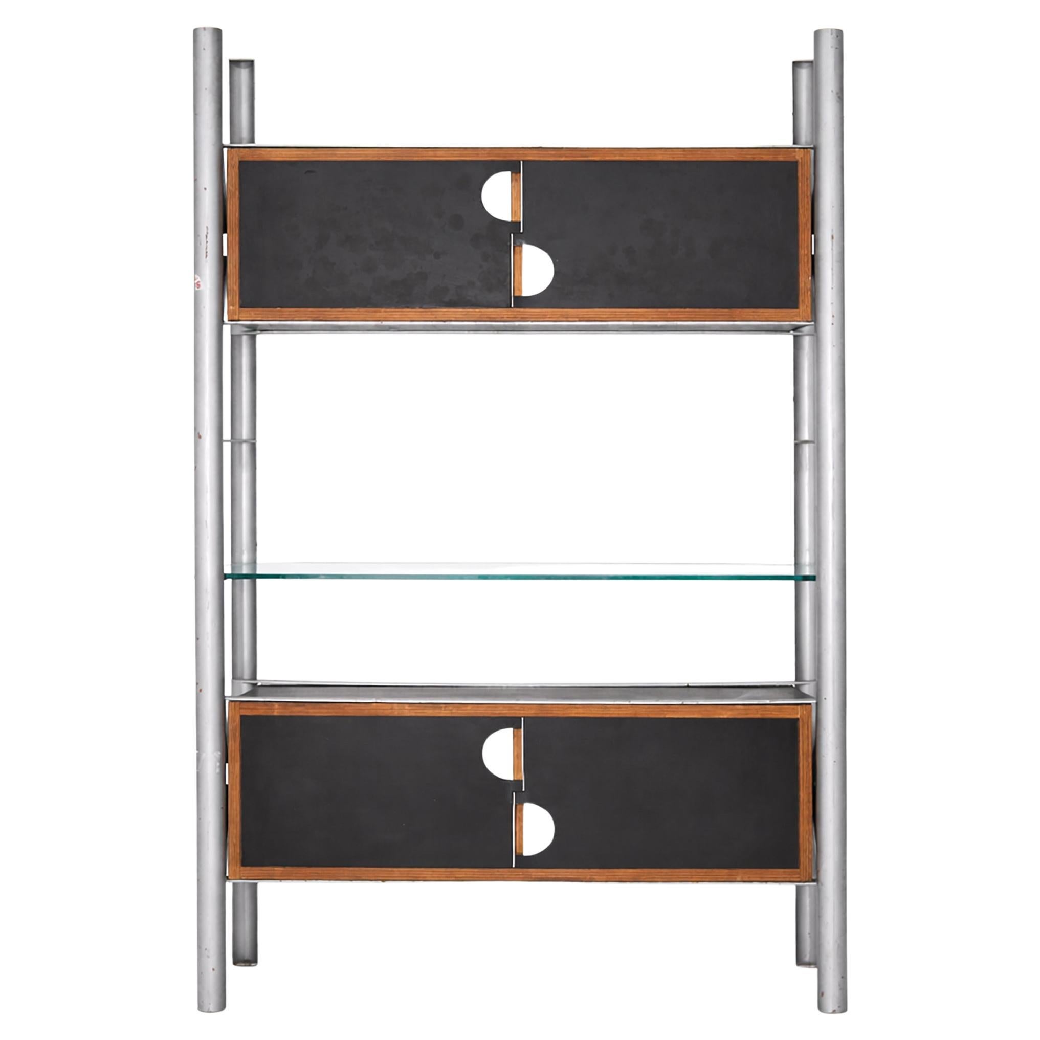 Italian Modular FerroTipi Bookcase Room Divider, G. Malacrida 
P. Resmini in vendita