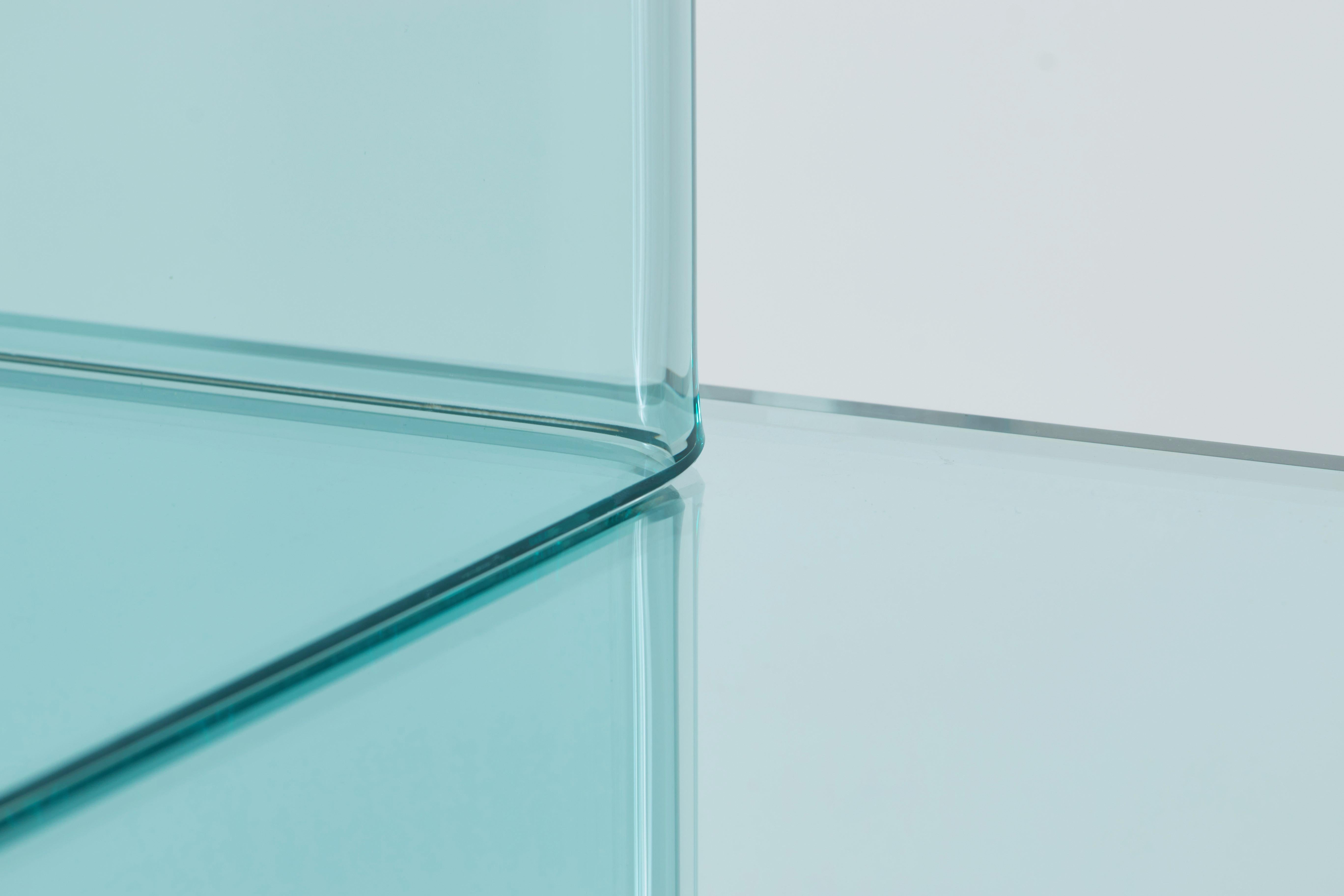 Italian Modular Glass Bookcase at 1stDibs modular glass shelving