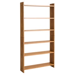 Italian Modular Oak Bookcase, 1970s