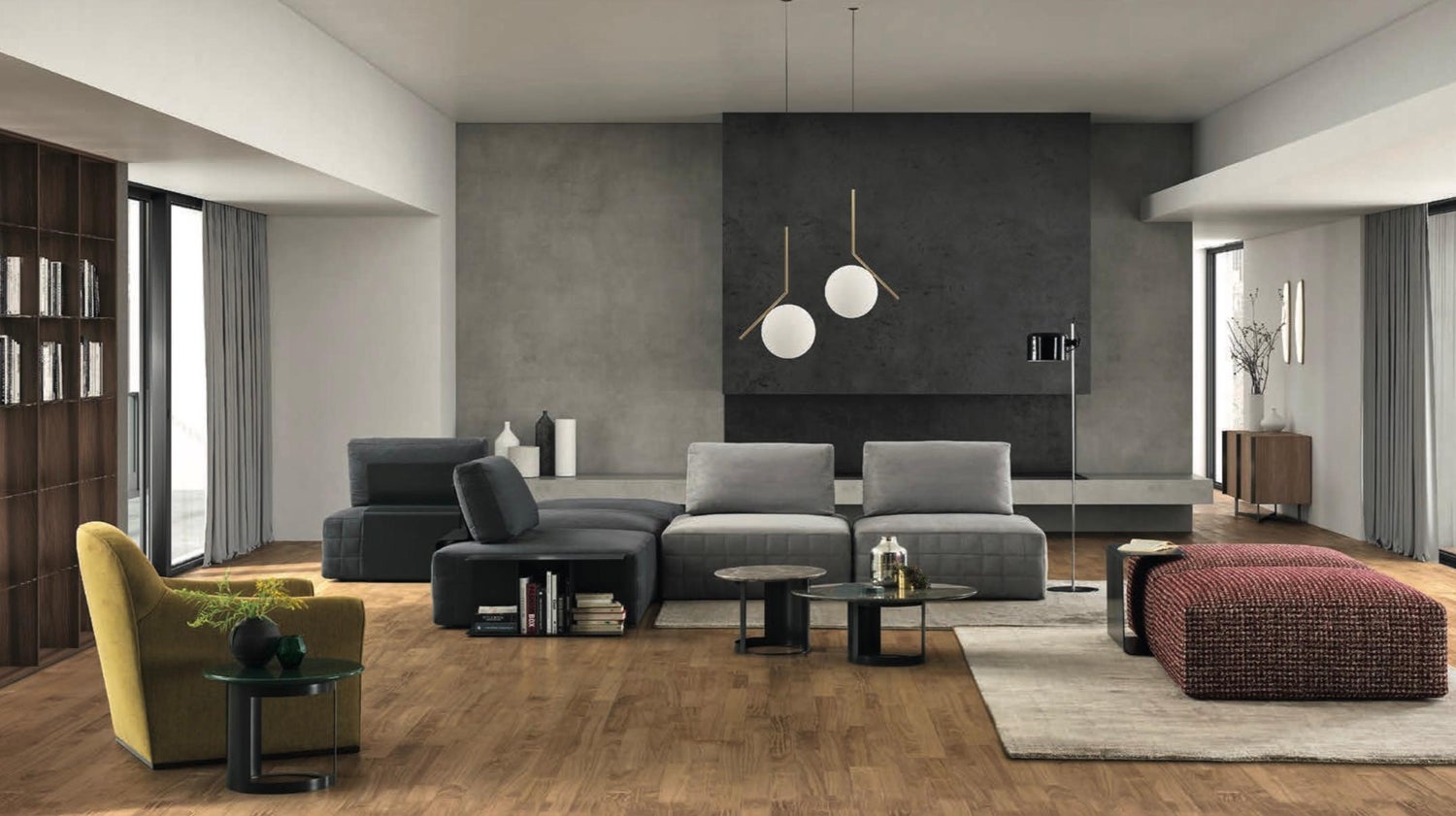 Italian Modular Sectional Sofa Modern Design Made In Italy