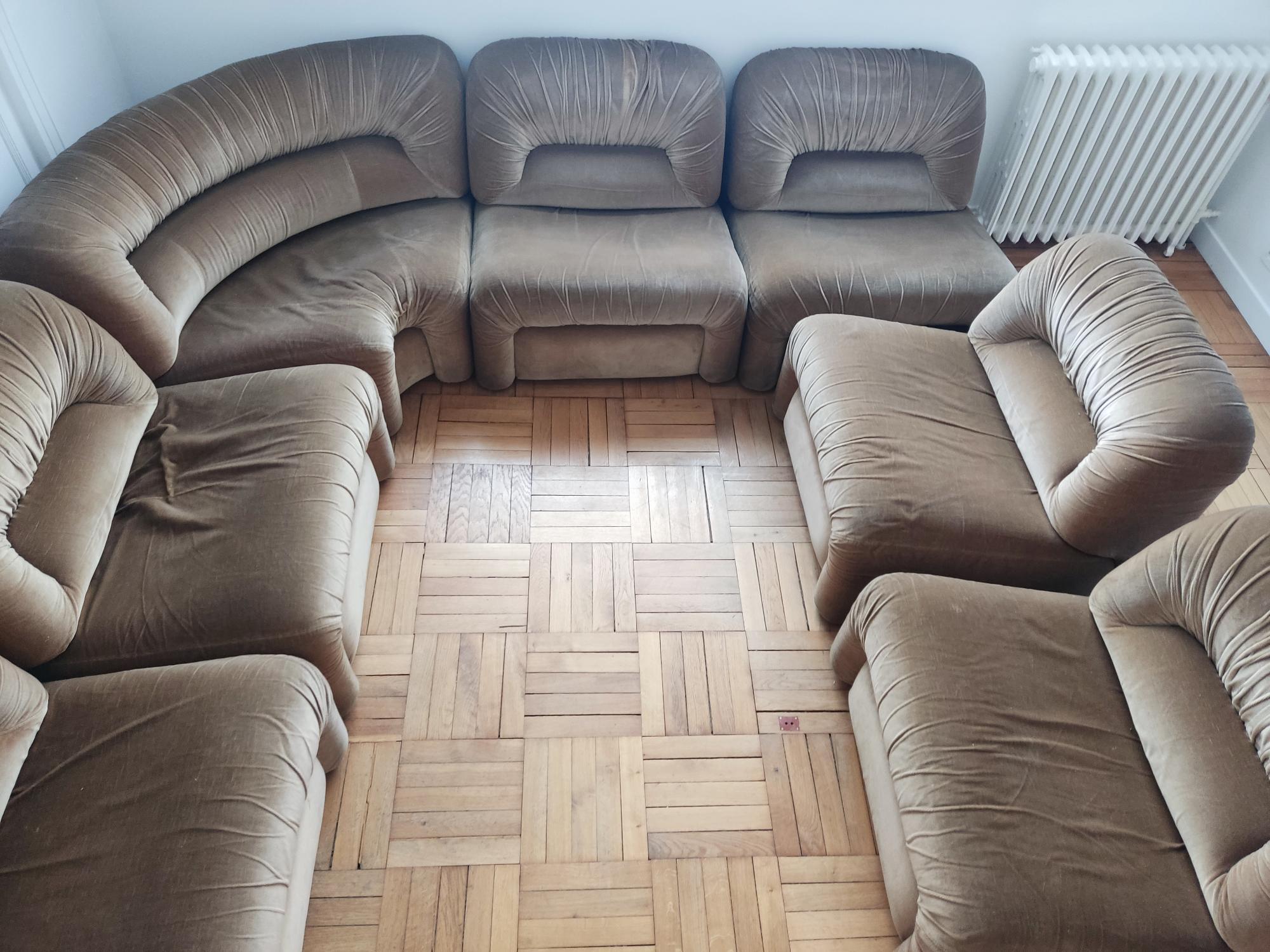 Italian modular sofa 70s - Lev & Lev  10
