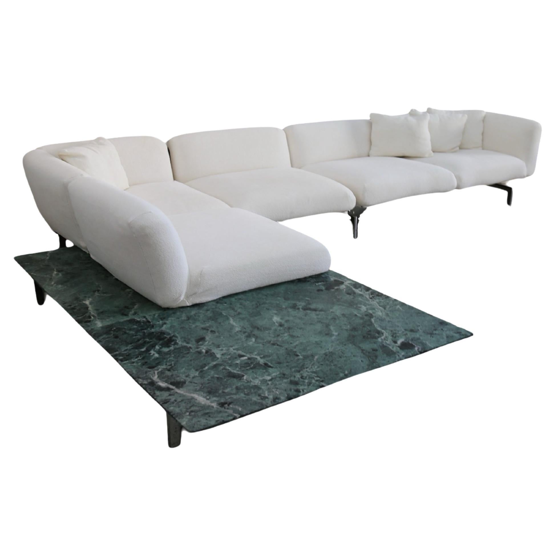 Canapé modulaire italien de Piero Lissoni pour Knoll  Système Avio avec base en marbre en vente
