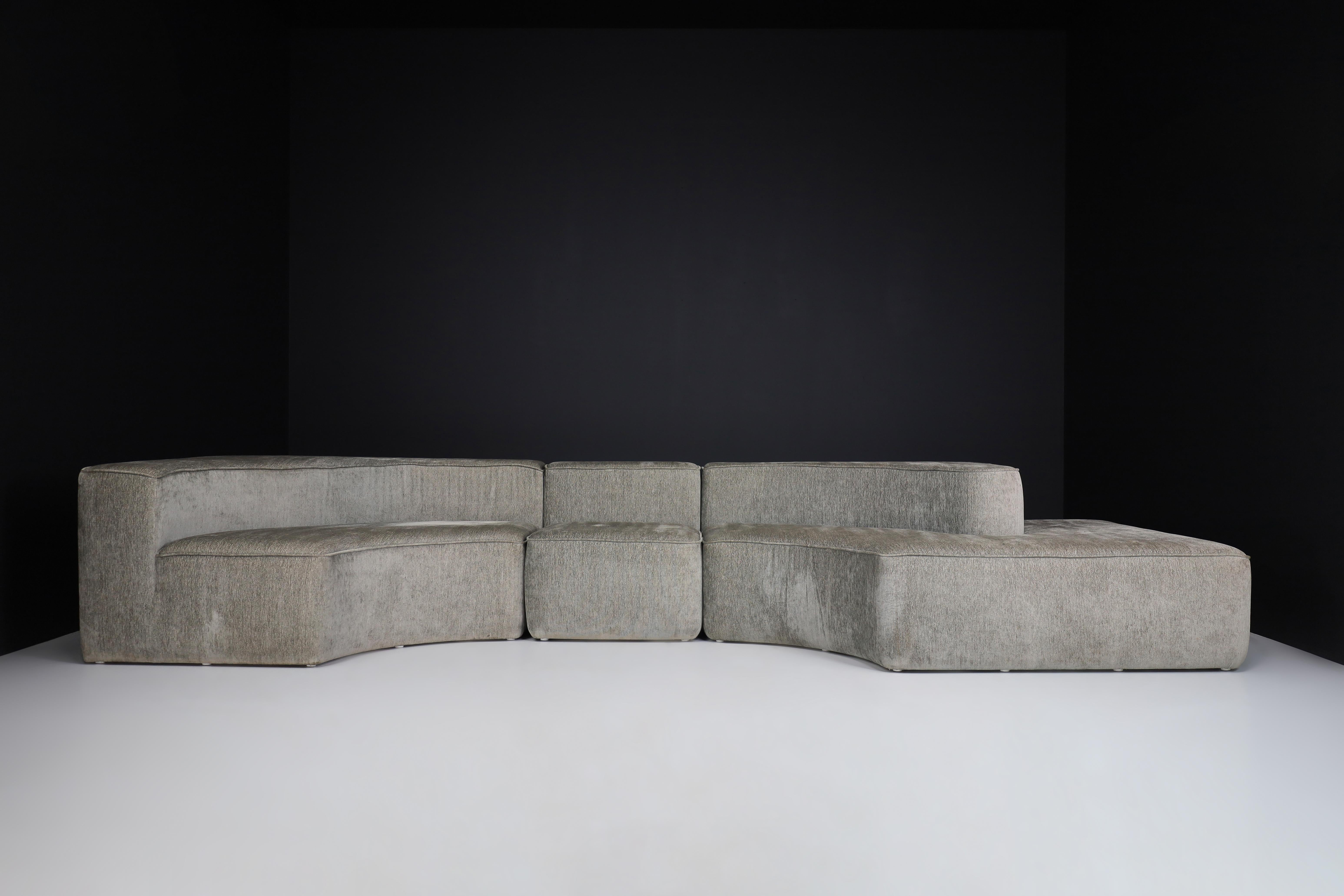 Italian Modular Sofa in the style of Pamio, Massari & Toso for Stillwood, Italy For Sale 7