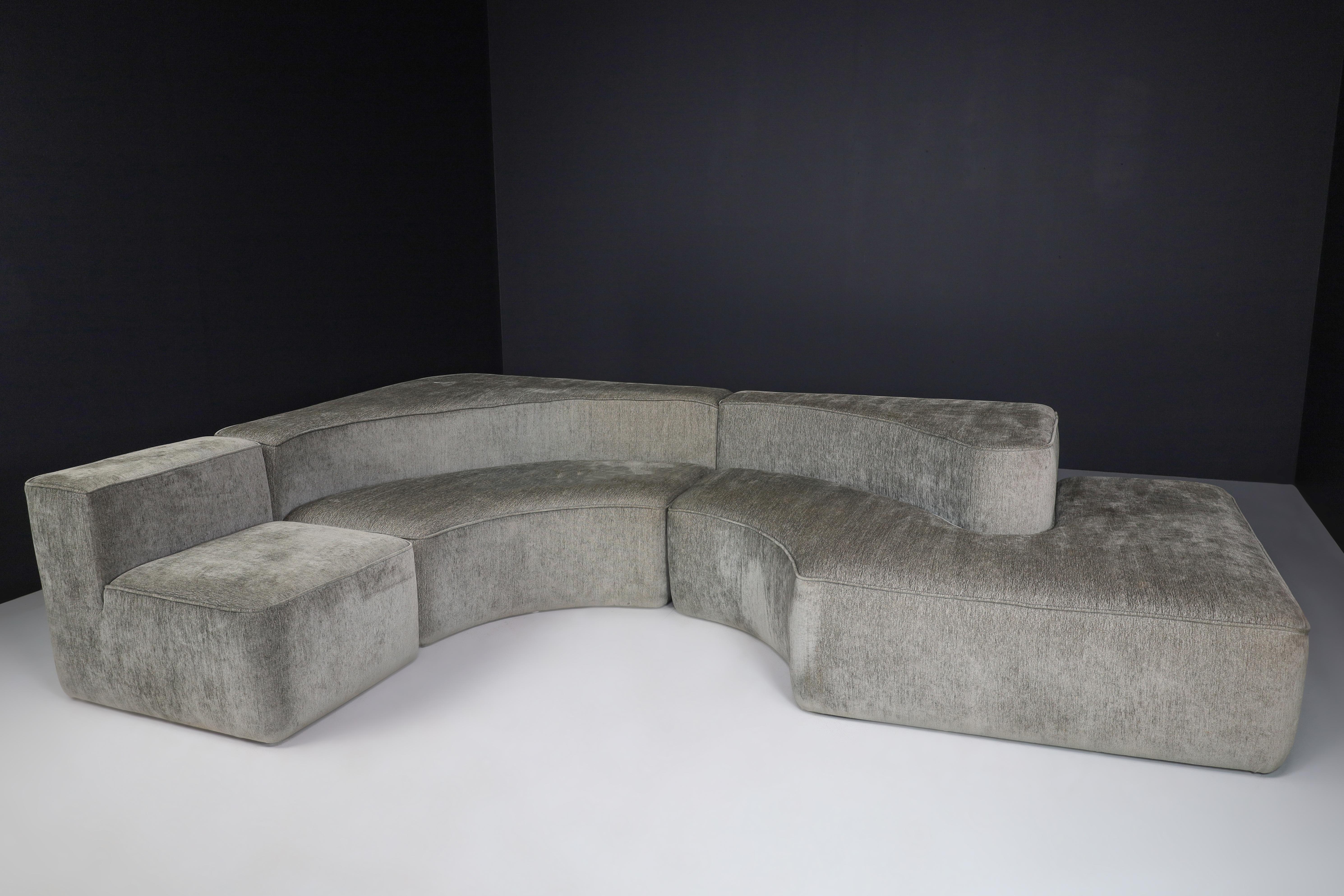 Italian Modular Sofa in the style of Pamio, Massari & Toso for Stillwood, Italy For Sale 10