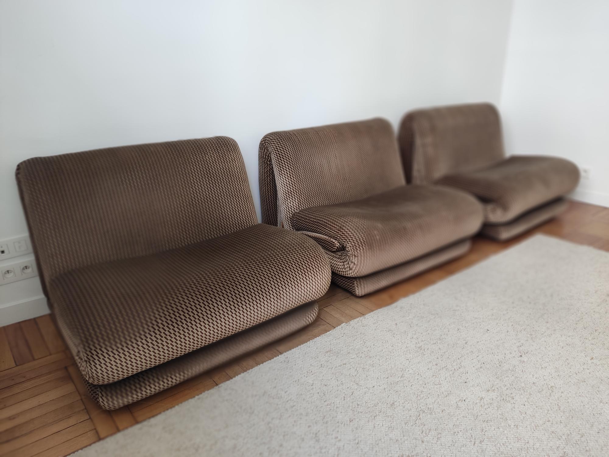 Italian modular sofa - Salotti - 1970s In Good Condition In Paris, FR
