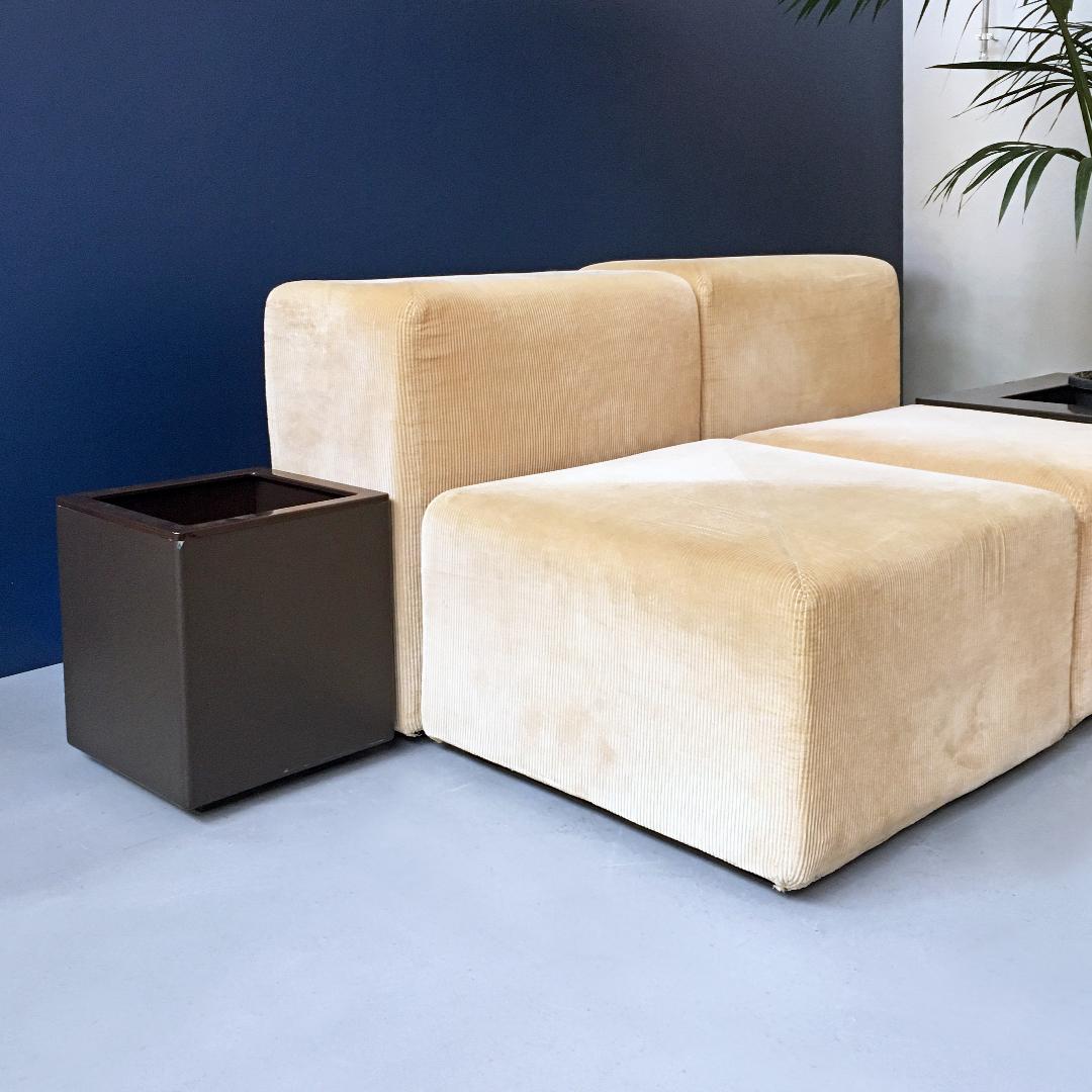 Italian Modular Sofa Sistema 61 by Giancarlo Piretti for Anonima Castelli, 1970s In Good Condition In MIlano, IT