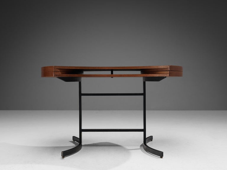 Modular Dining Room Table Italian Modular Table in Teak For Sale at 1stDibs