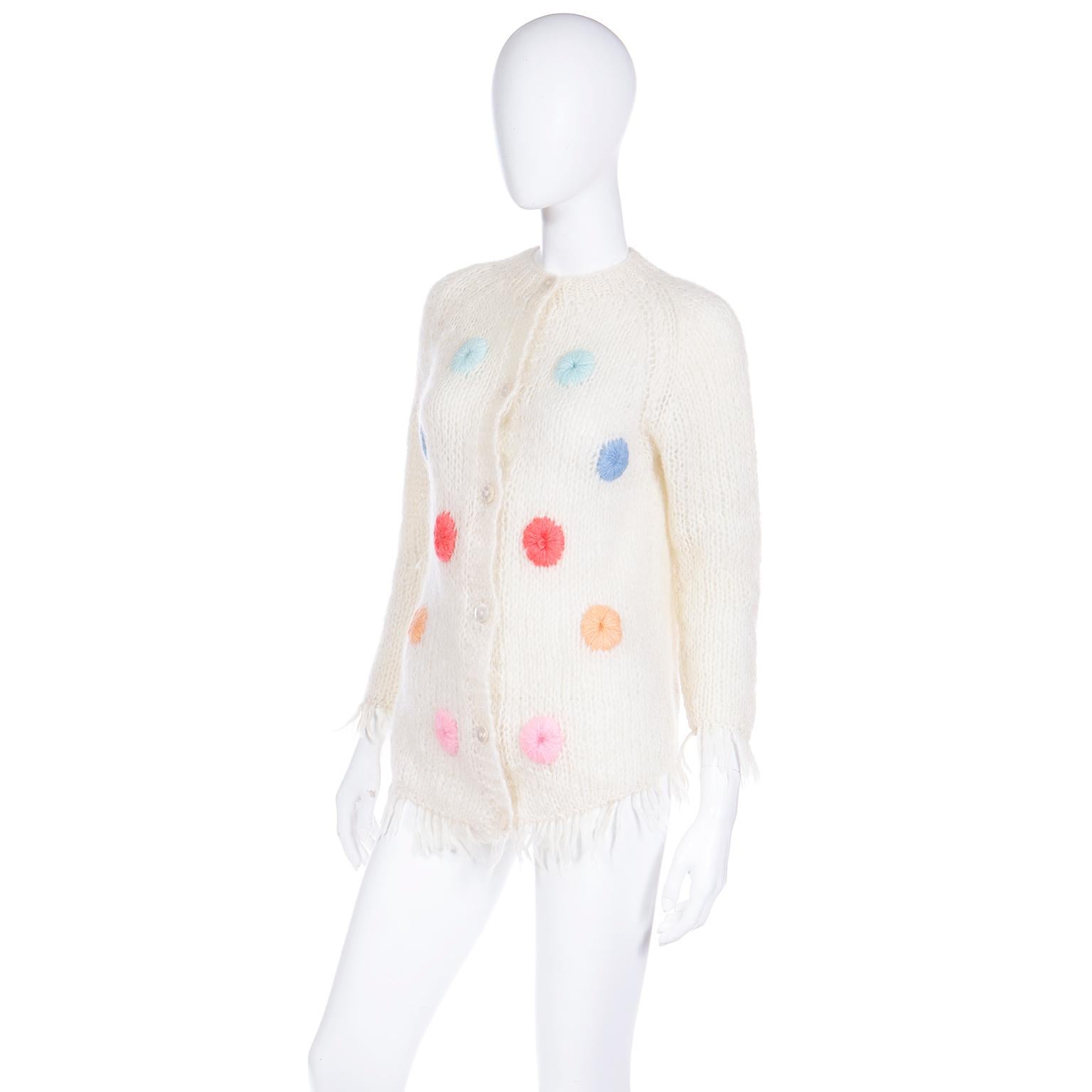 SCARF 185 CM IN COLORFUL GRADIENT WOOL AND MOHAIR 396249 main image 1