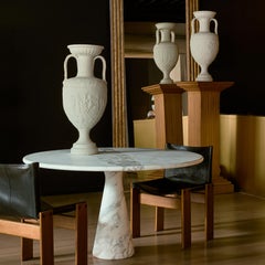 Italian 'Monk' Chair in Black Leather by Afra & Tobia Scarpa, 1974 - 2 Available