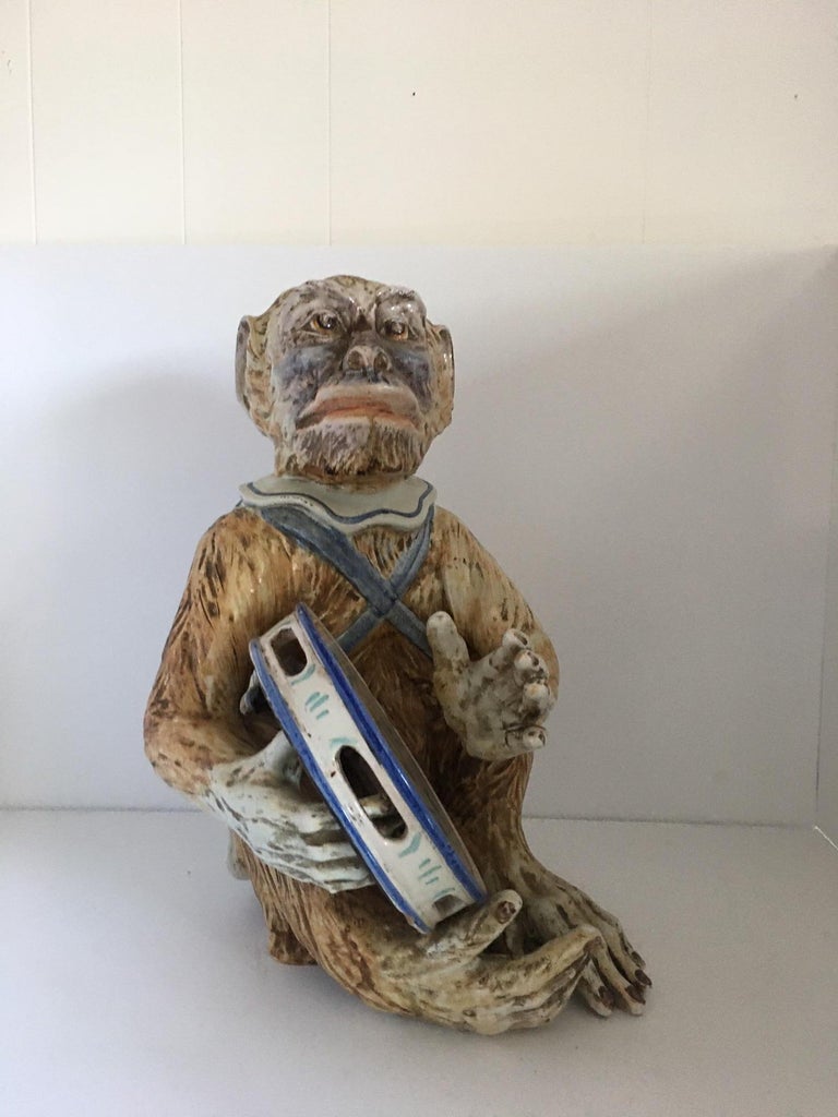 Italian Monkey Playing Dafli For Sale at 1stDibs