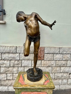 Scultura monumentale italiana in bronzo di De Lotto