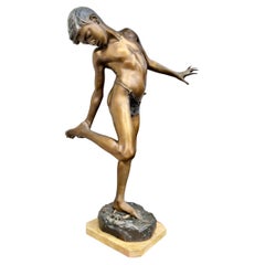 Scultura monumentale italiana in bronzo di De Lotto