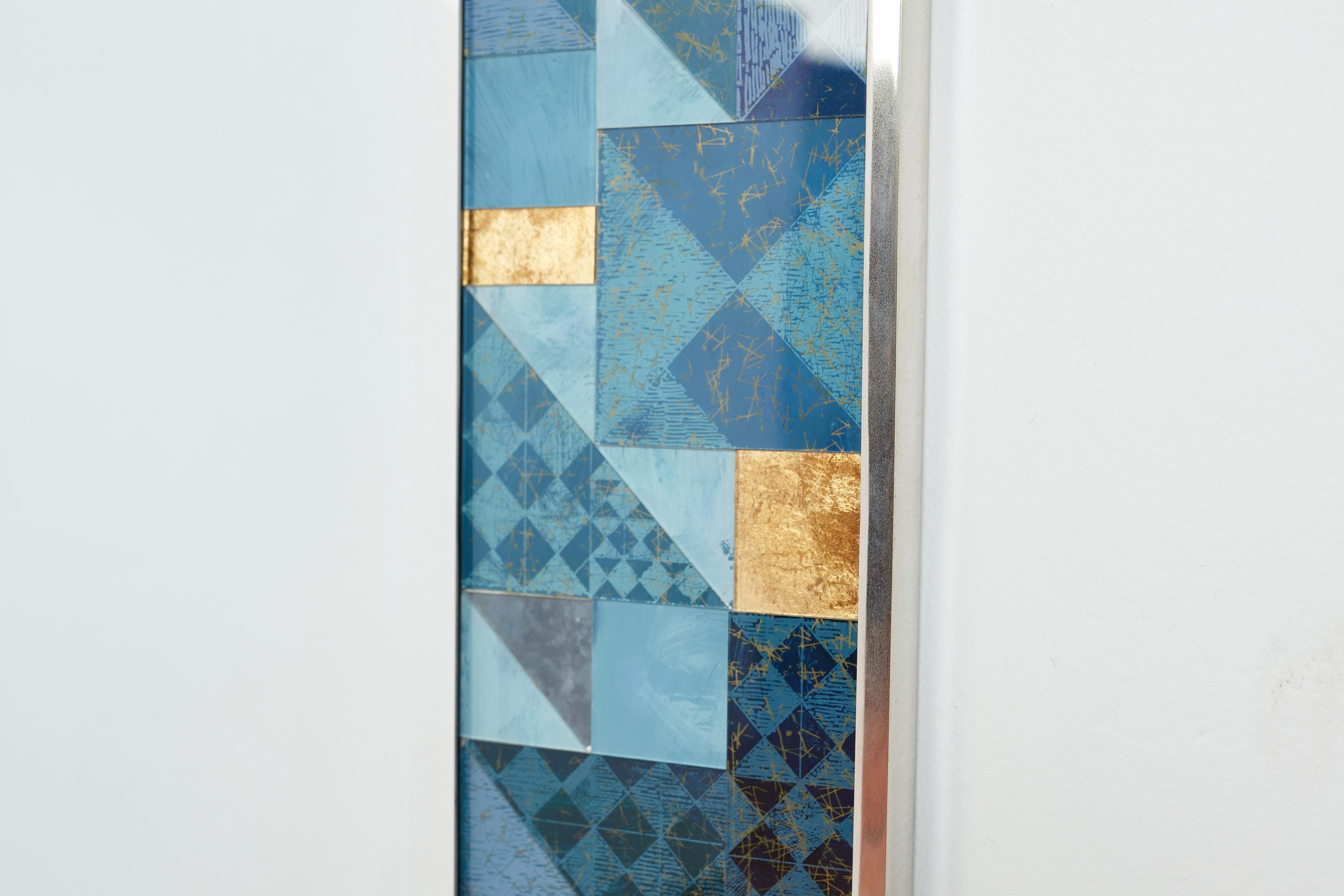 Italian Mosaic Mirror by Gallotti & Radice  For Sale 1