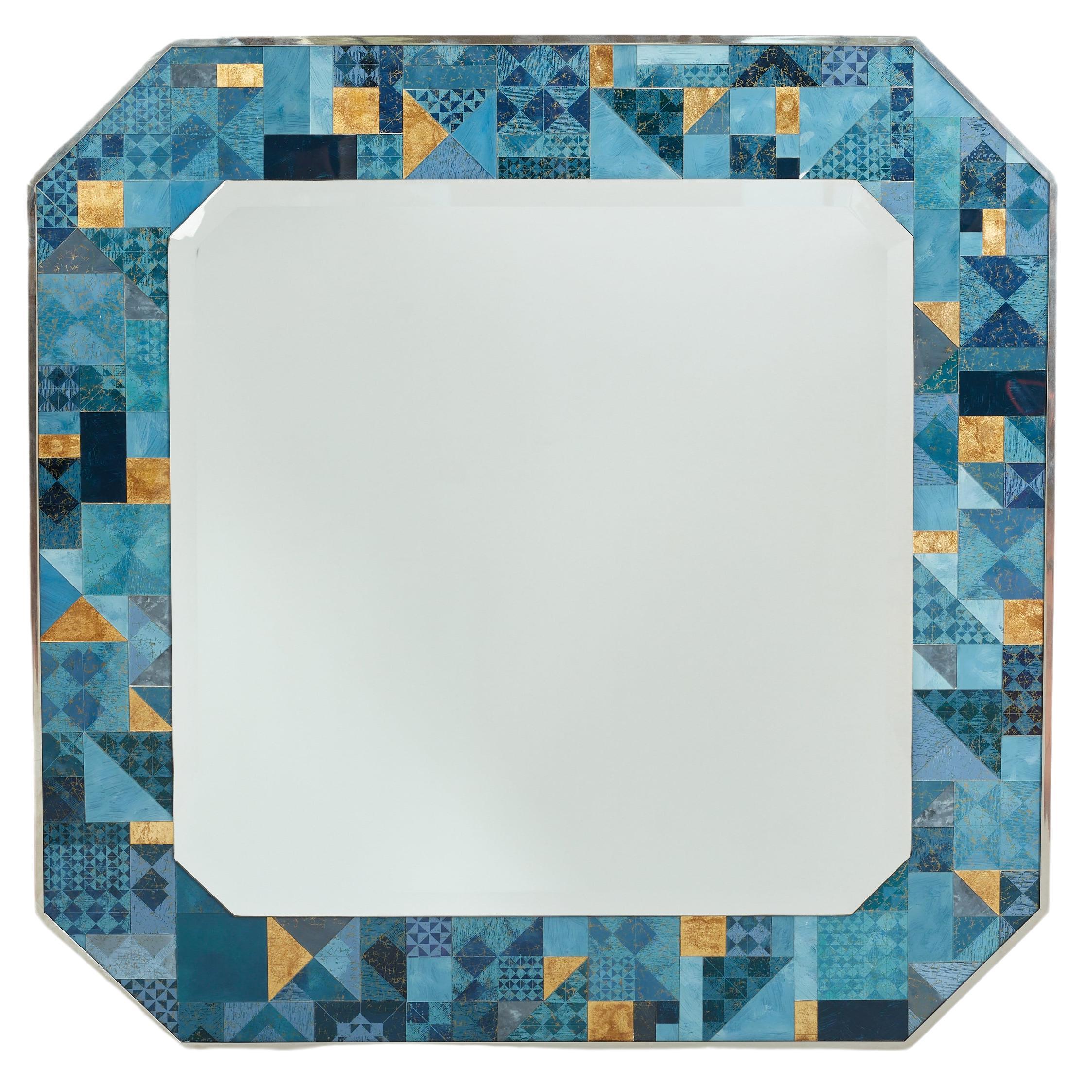Italian Mosaic Mirror by Gallotti & Radice  For Sale