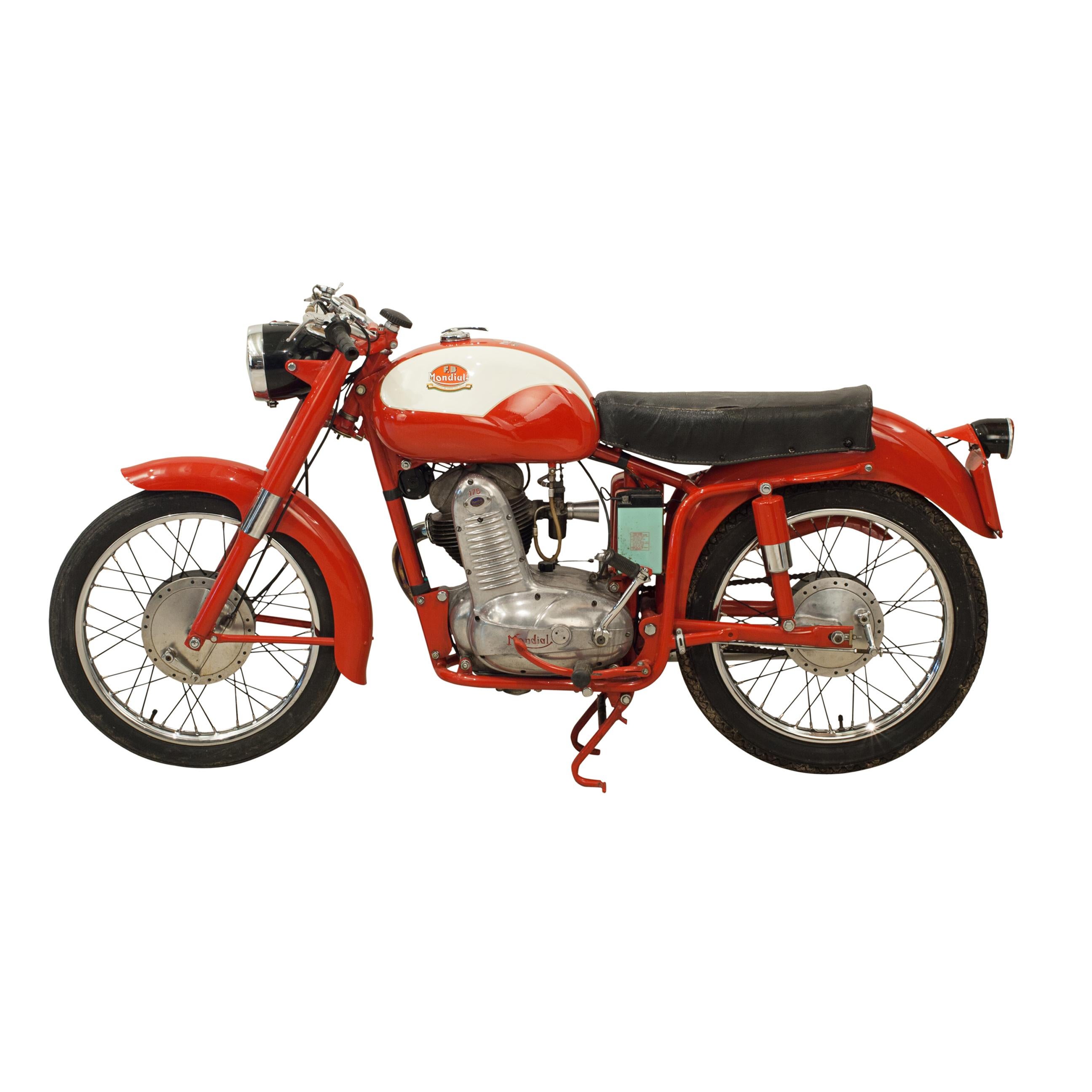 Italian Motorcycle, Mondial 1960 Sprint, Classic Motorbike. For Sale 12