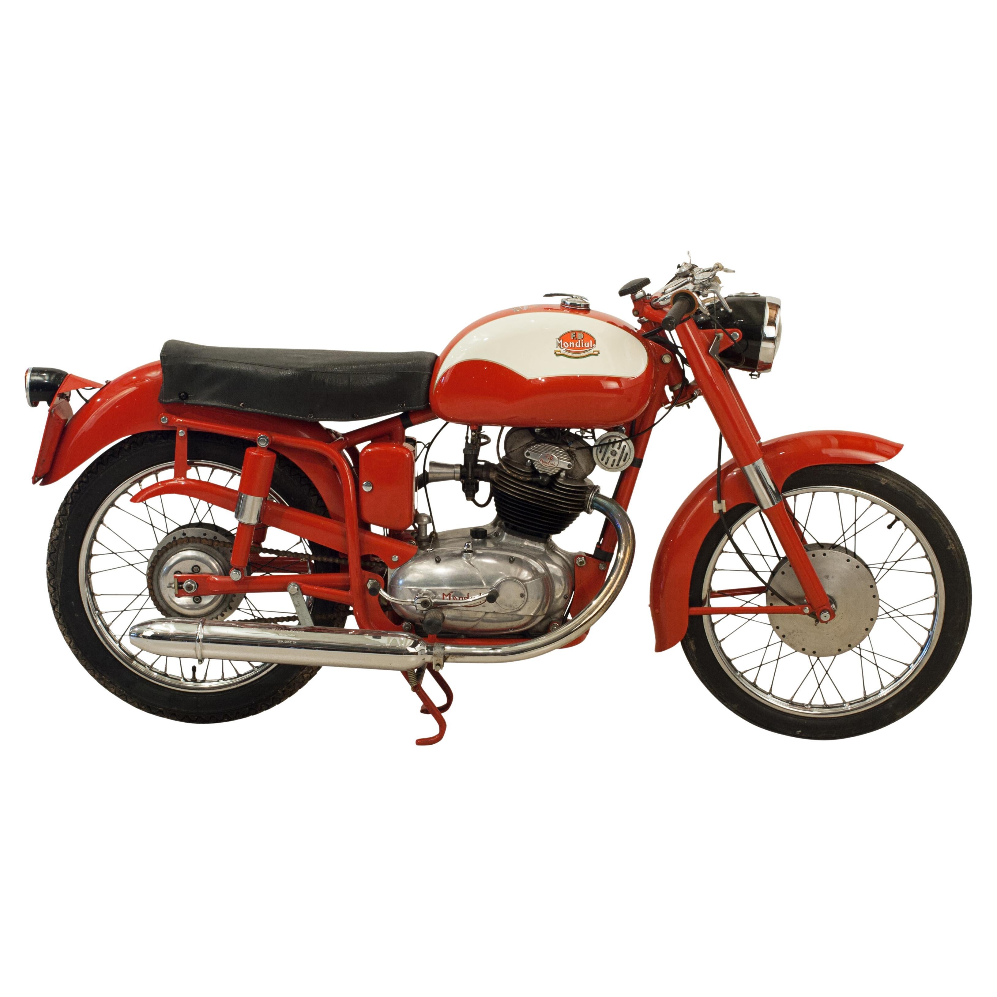 Italian Motorcycle, Mondial 1960 Sprint, Classic Motorbike. For Sale