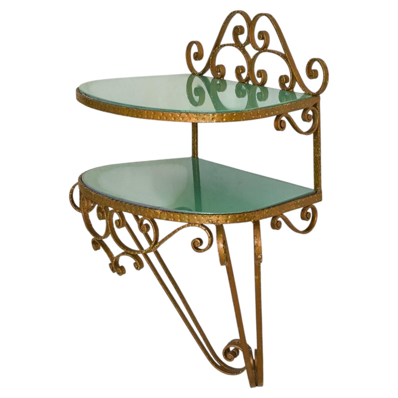 Italian Mounted Console in the Manner of Pier Luigi Colli, 1950s - 2 Available