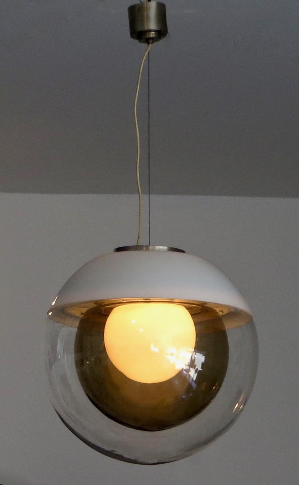 multiple glass ball pendant light