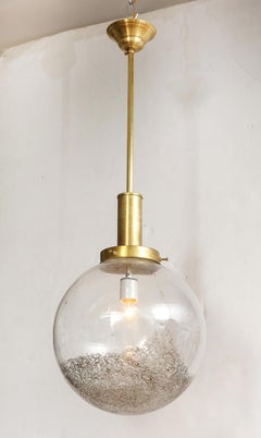 Italian Murano 1960s Glass Globe Chandelier