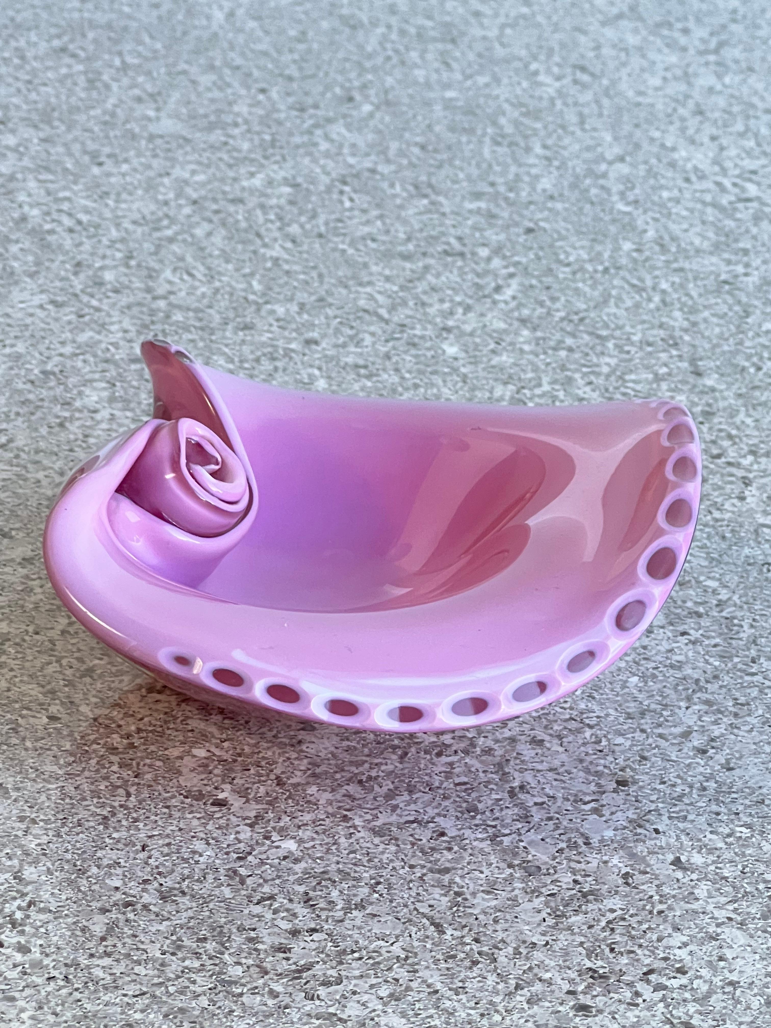 Mid-20th Century Italian Murano Art Glass Ashtray For Sale